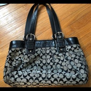 Large black and gray work bag!